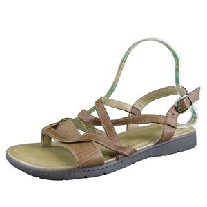 Comfort Plus Women's  Strappy Brown Synthetic Sz 8.5 Medium  Used 2025